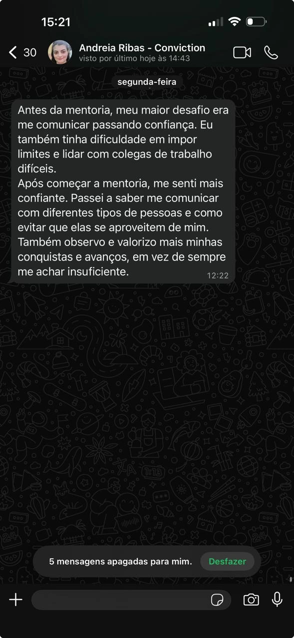 Depoimento Andreia Ribas